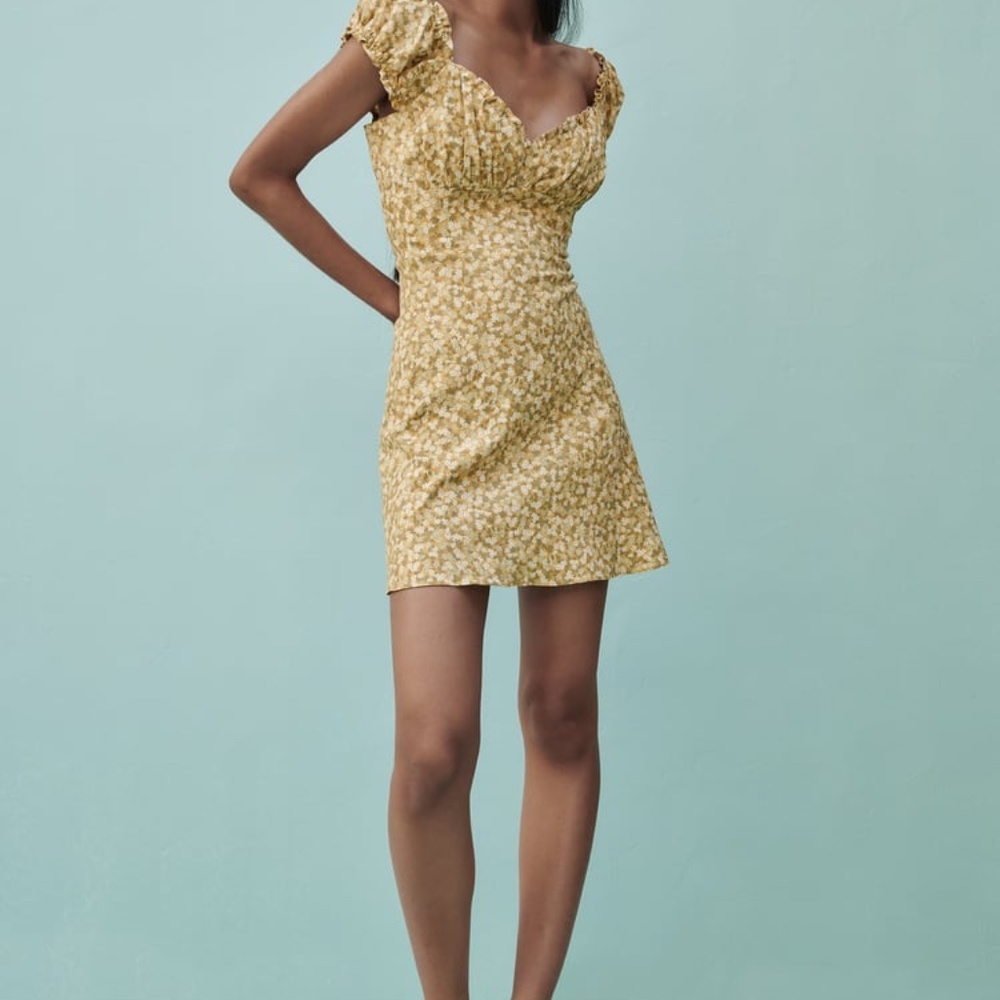 ZARA FLORAL MINI DRESS